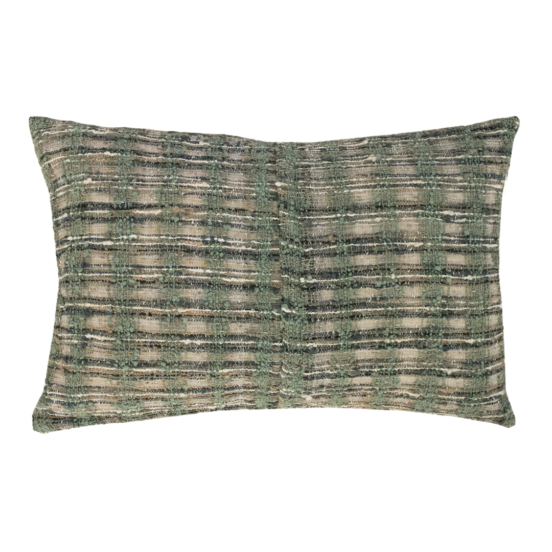 Cushion, pillow, kussen 100% cotton Bilou 33 steel 40x60 cm