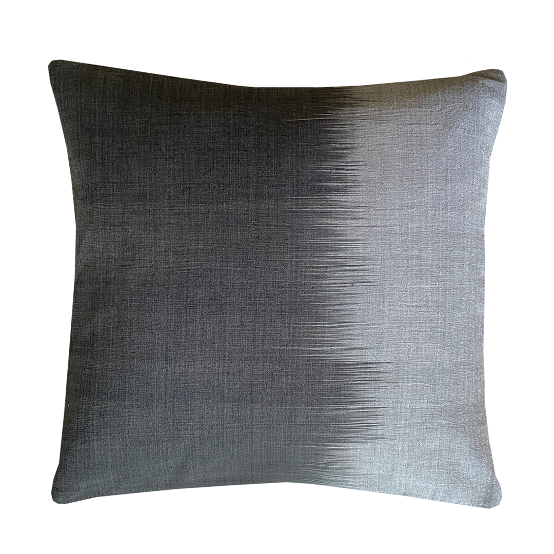 Cushion, pillow, kussen 100% cotton Betul 11 anthracite 50x50 cm