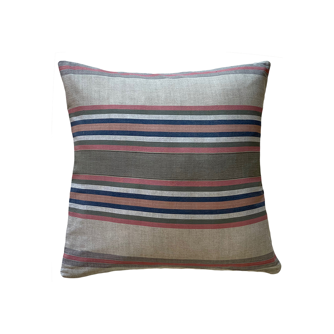 Cushion cover 100% ikat handloom cotton Bintang copper 50x50 cm