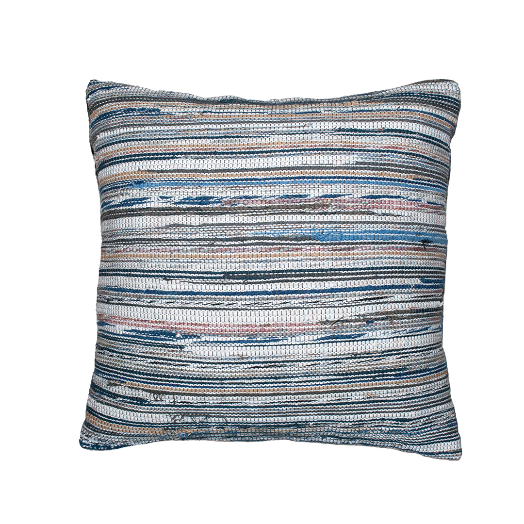 Cushion, cushion cover, kussen 100% cotton Basah indigo 50x50 cm