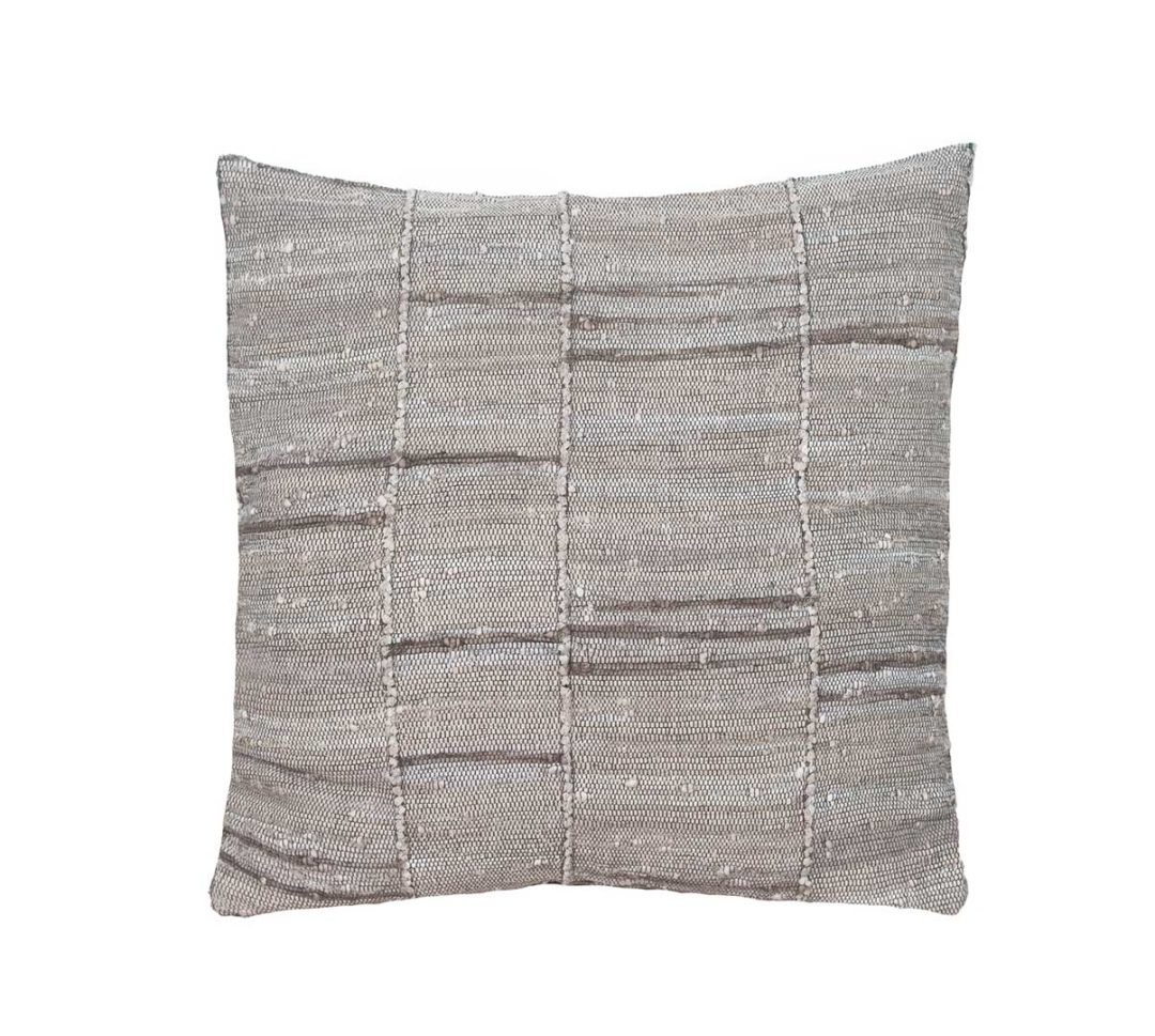 Cushion, pillow, kussen 100% cotton Buana 15 l.greyr 50x50 cm